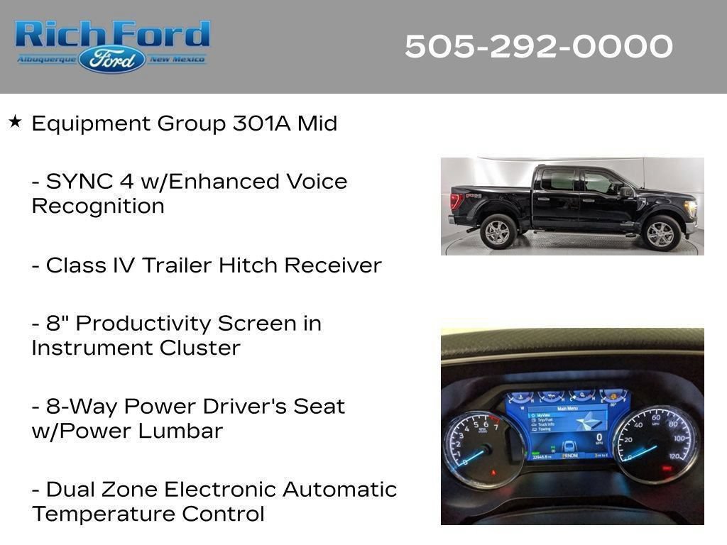 Certified 2023 Ford F150 XLT w/ Equipment Group 301A Mid AWD/4WD image 51