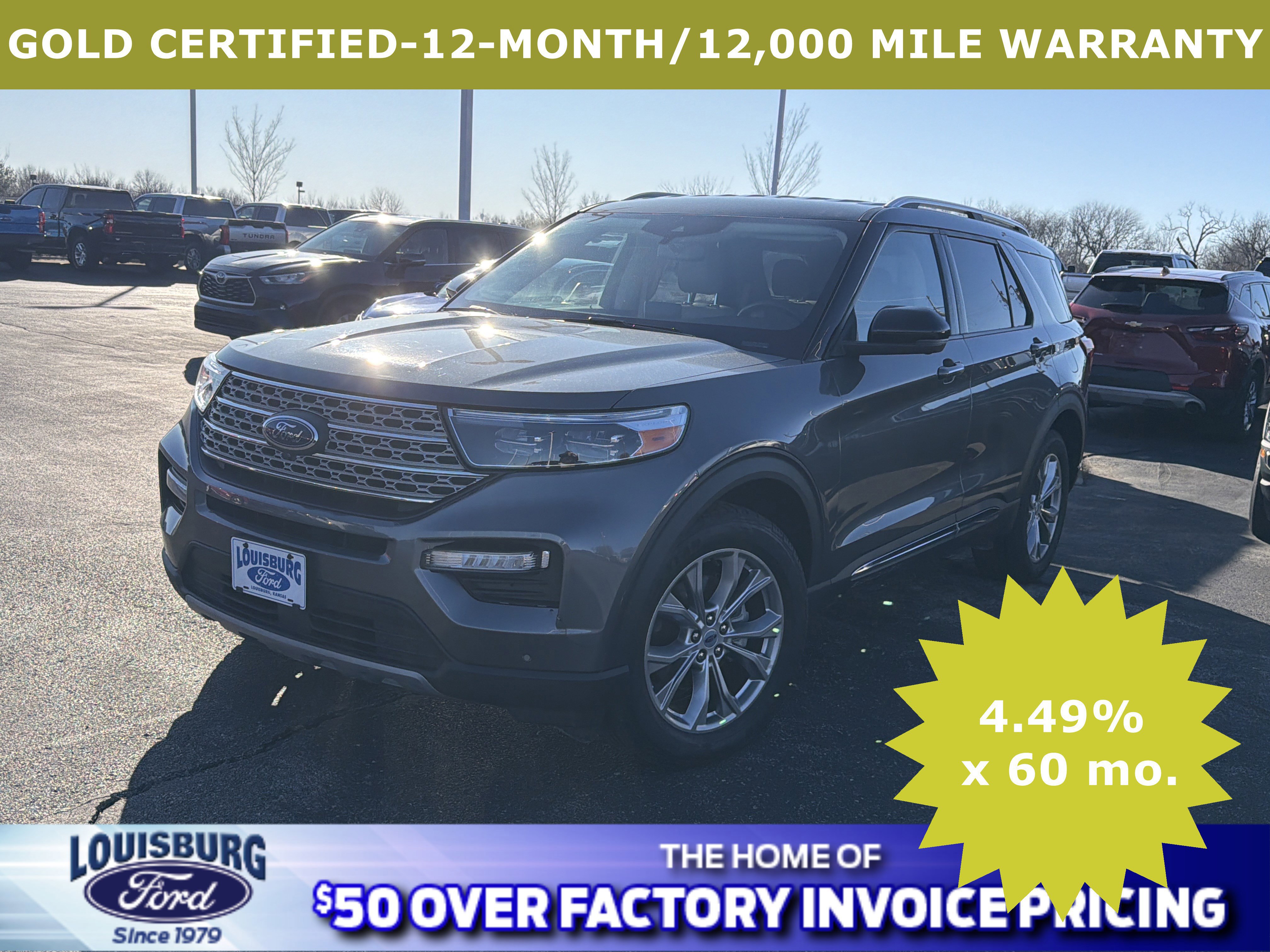 Certified 2022 Ford Explorer Limited w/ Limited Technology Package image 1