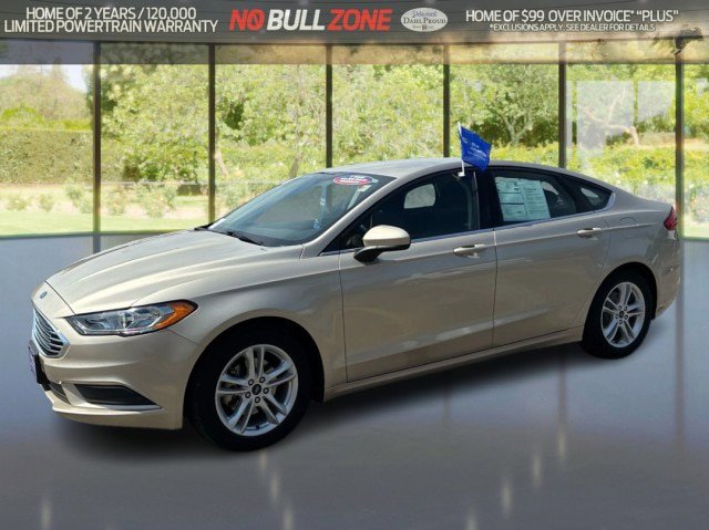 Certified 2018 Ford Fusion SE w/ Fusion SE Technology Package FWD image 1