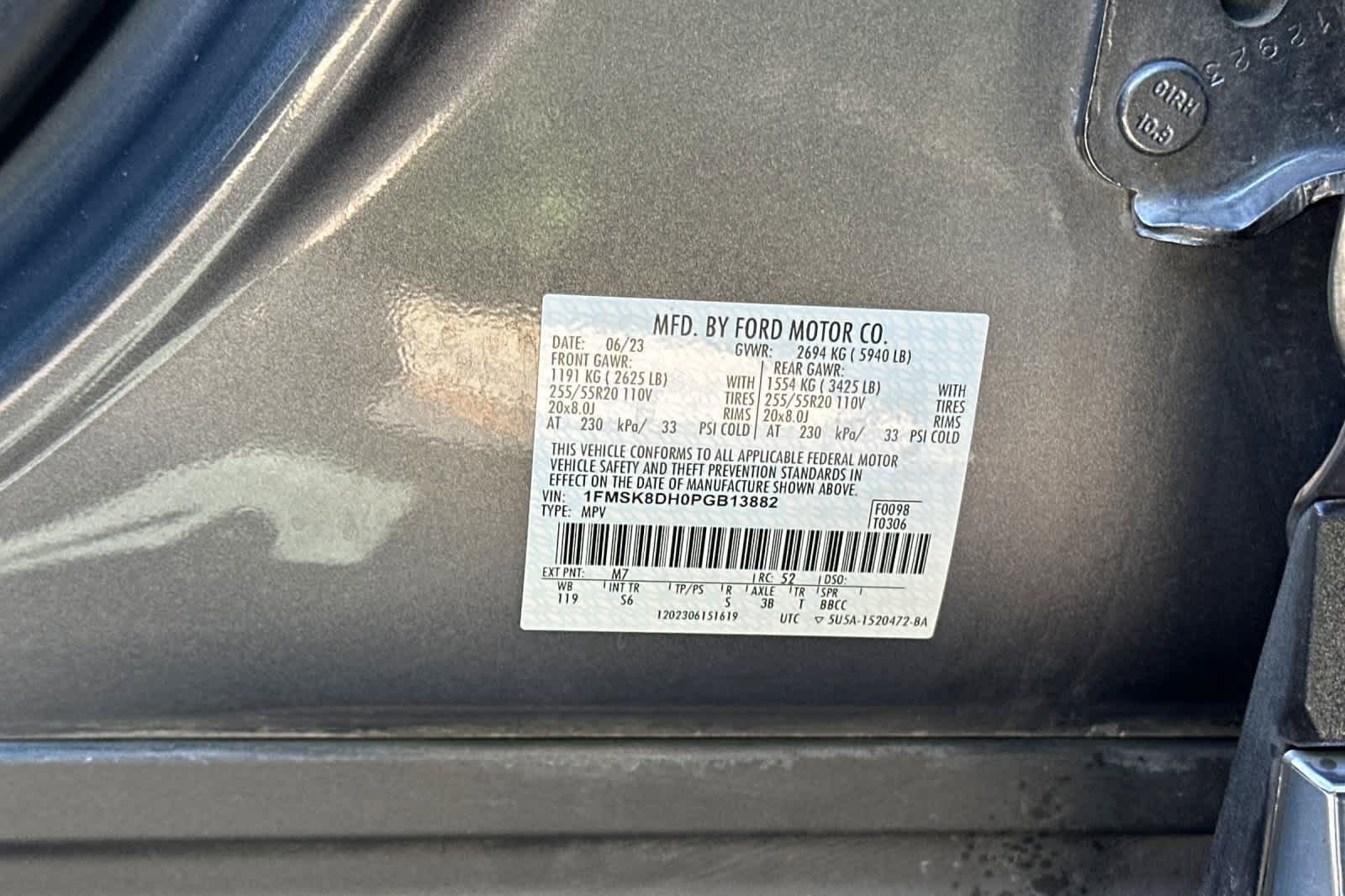 Certified 2023 Ford Explorer XLT w/ Equipment Group 202A AWD/4WD image 32