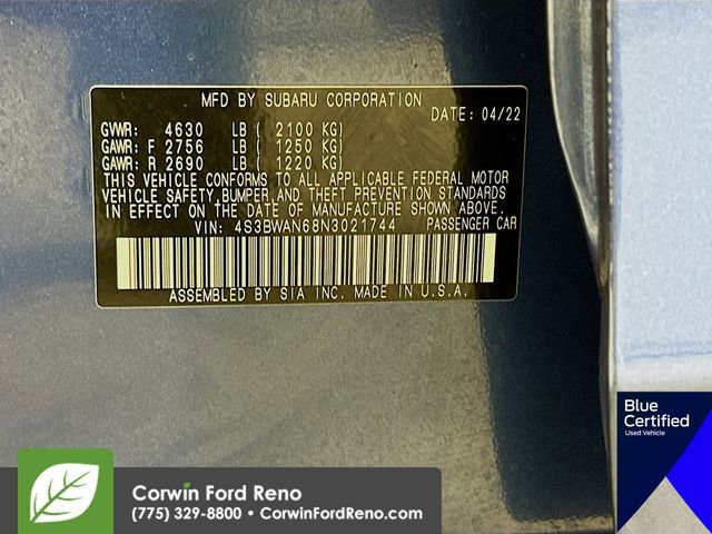 Used 2022 Subaru Legacy Limited image 37