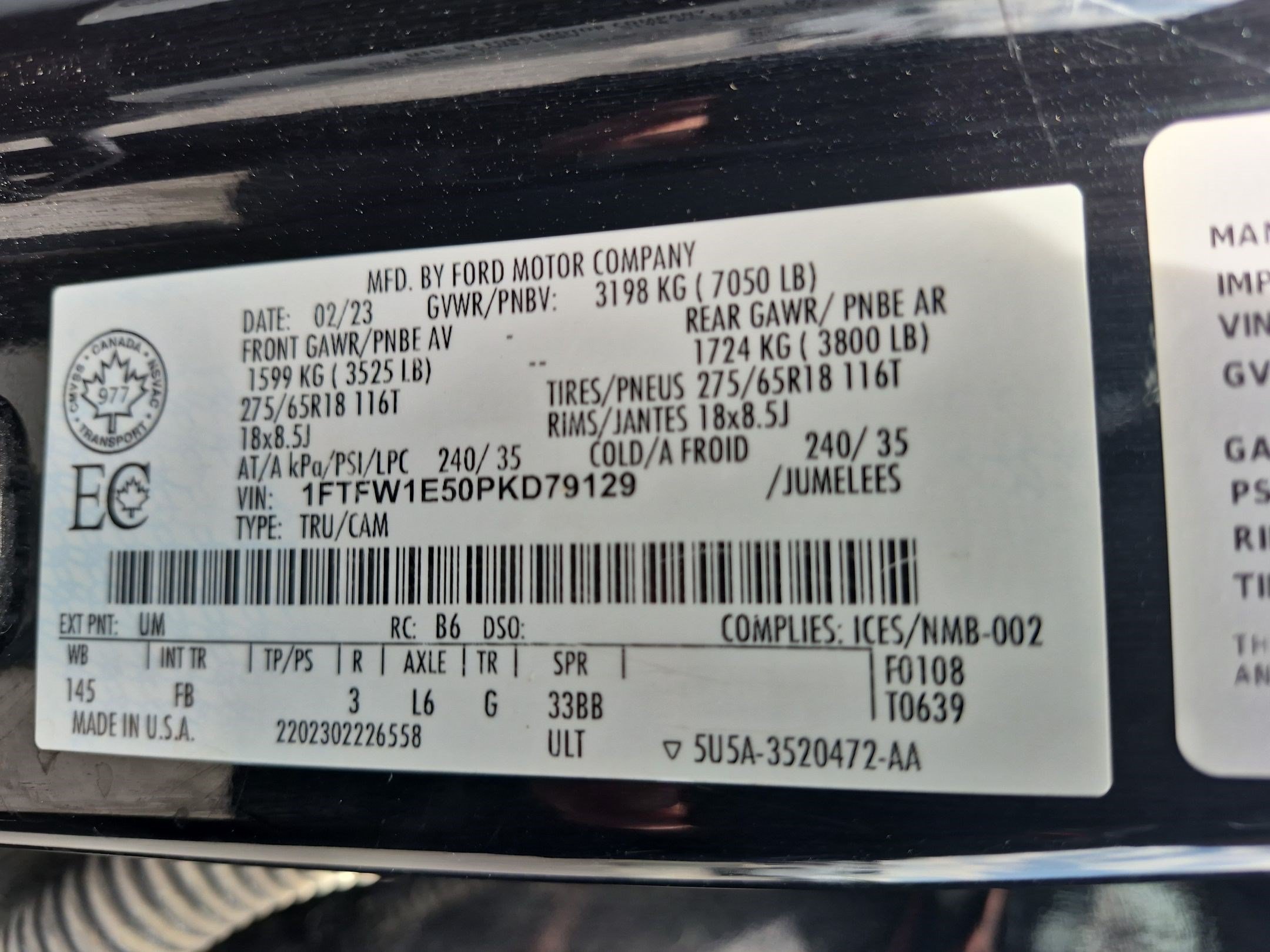 Certified 2023 Ford F150 XLT w/ Equipment Group 302A High AWD/4WD image 37