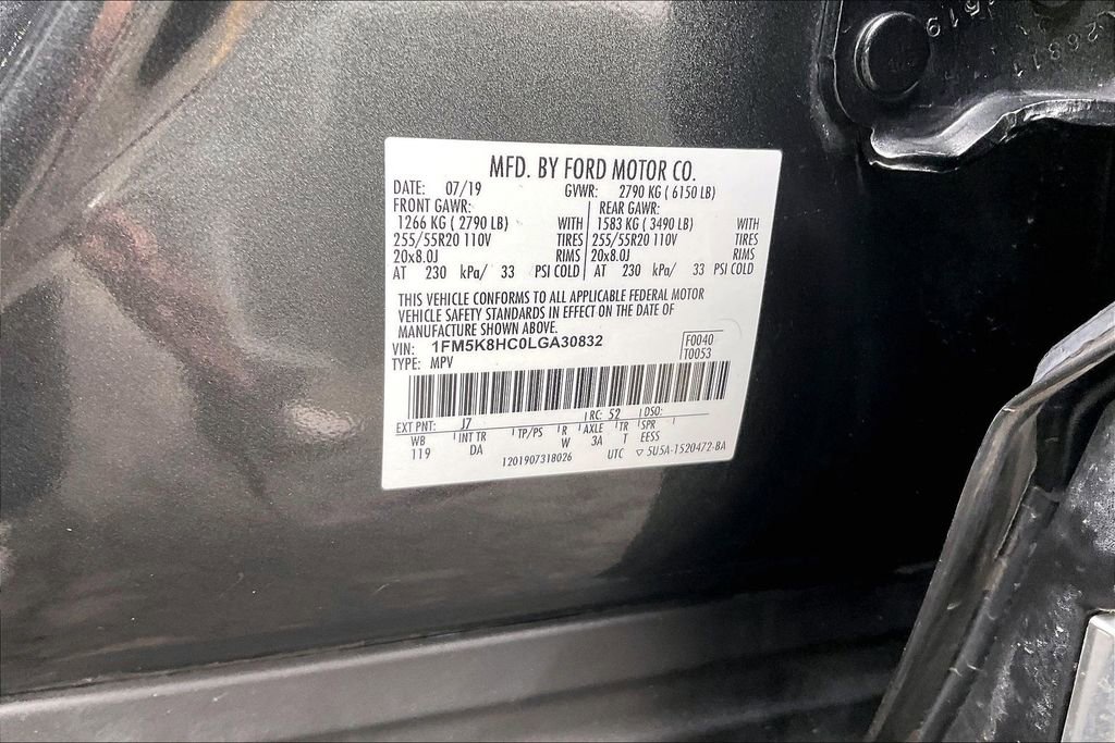 Certified 2020 Ford Explorer Platinum image 32