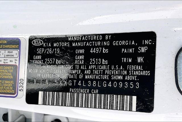 Used 2020 Kia Optima S w/ S Panoramic Sunroof Package FWD image 35