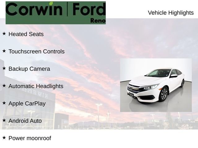 Used 2017 Honda Civic EX image 2