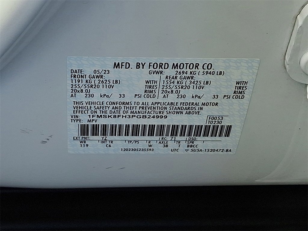 Certified 2023 Ford Explorer Limited image 28