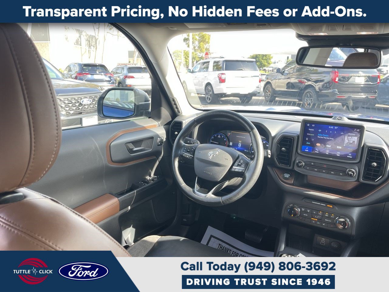 Certified 2023 Ford Bronco Sport Outer Banks w/ Tech Package AWD/4WD image 10