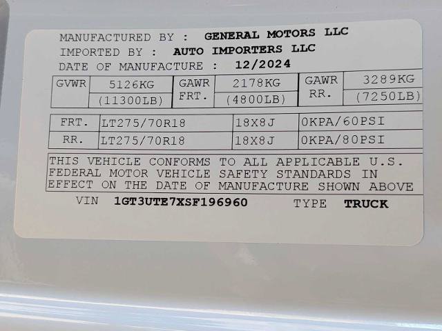 Used 2025 GMC Sierra 3500 SLE w/ SLE Convenience Package AWD/4WD image 33