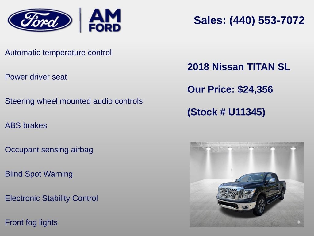 Used 2018 Nissan Titan SL w/ Texas Titan Edition AWD/4WD image 18