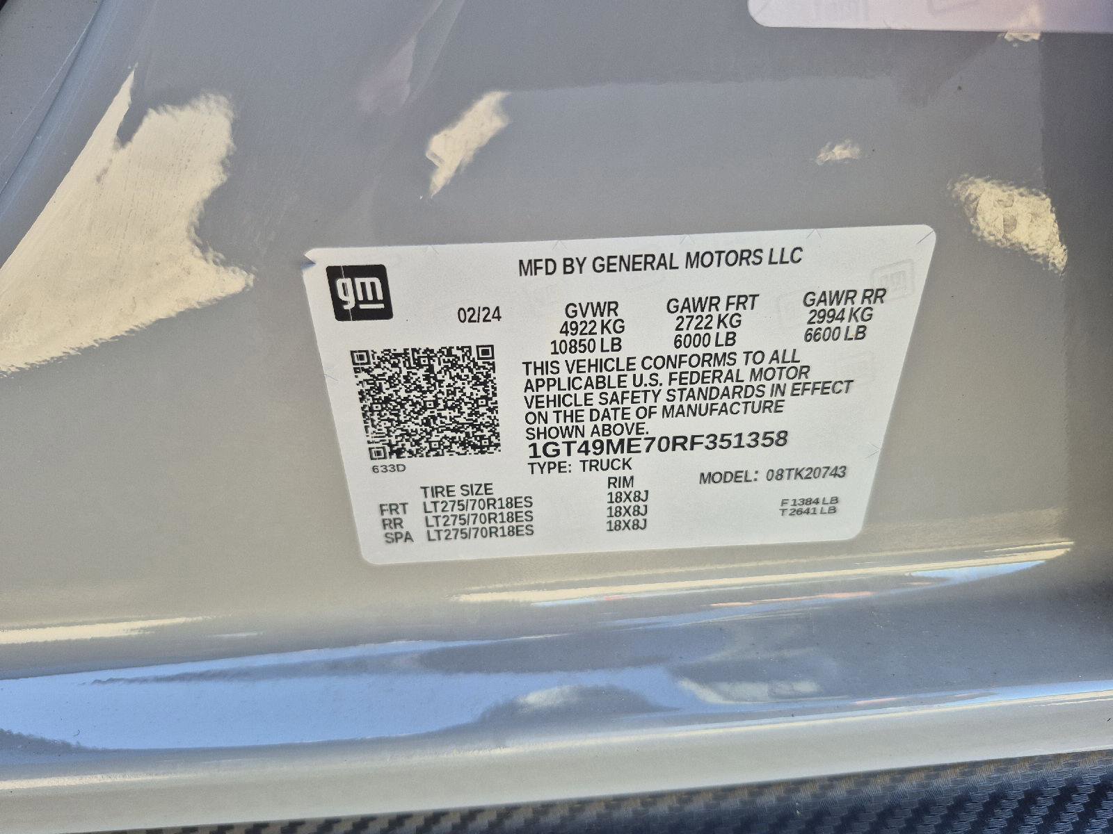 Used 2024 GMC Sierra 2500 SLE w/ SLE Value Package; image 24