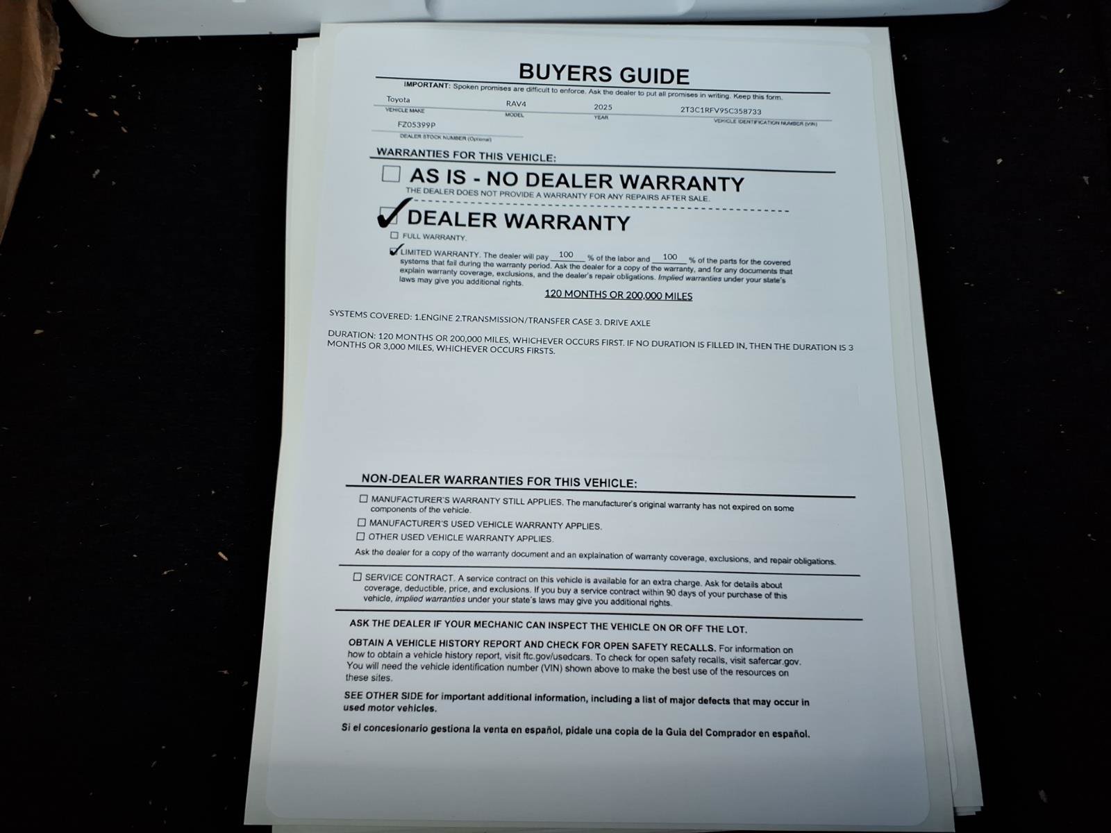 Used 2025 Toyota RAV4 XLE Premium FWD image 36