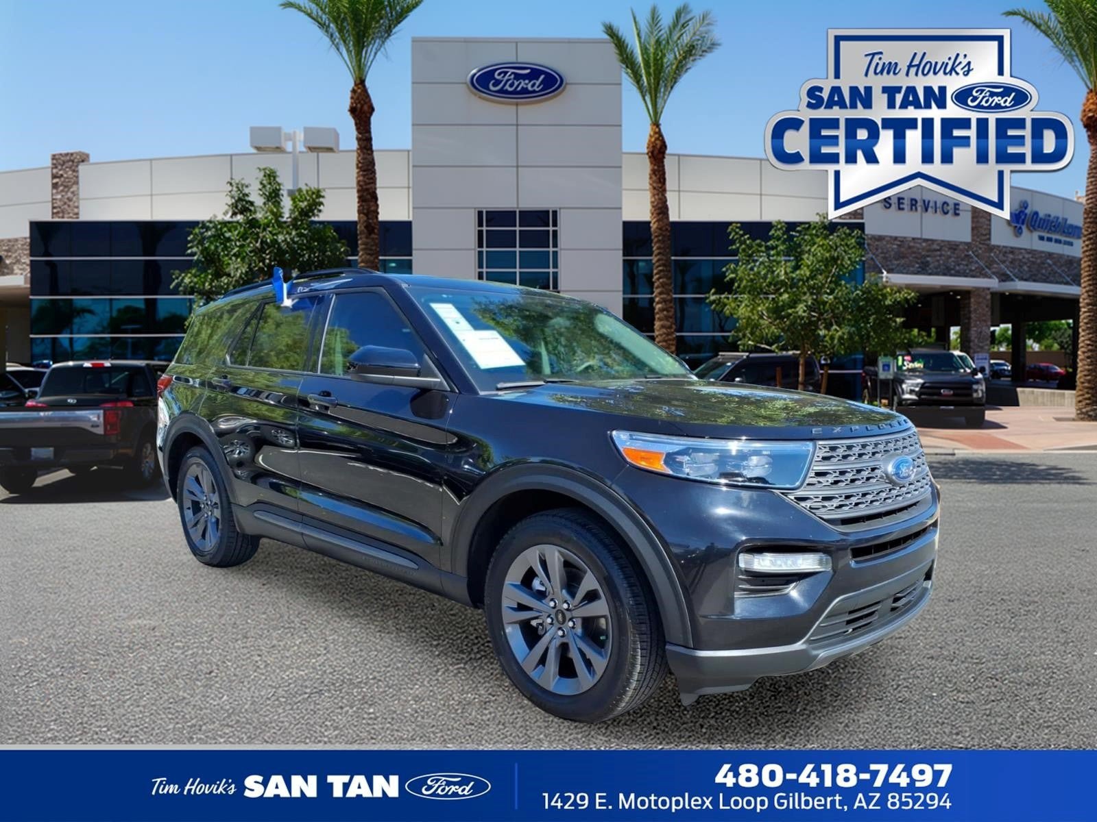 Certified 2024 Ford Explorer XLT w/ Equipment Group 202A RWD image 1