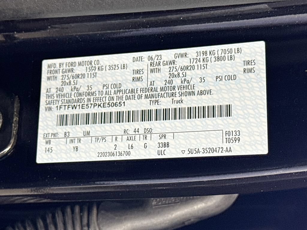 Certified 2023 Ford F150 XLT w/ Equipment Group 302A High AWD/4WD image 32