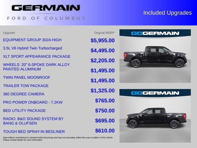 Certified 2023 Ford F150 XLT w/ Equipment Group 302A High AWD/4WD image 38