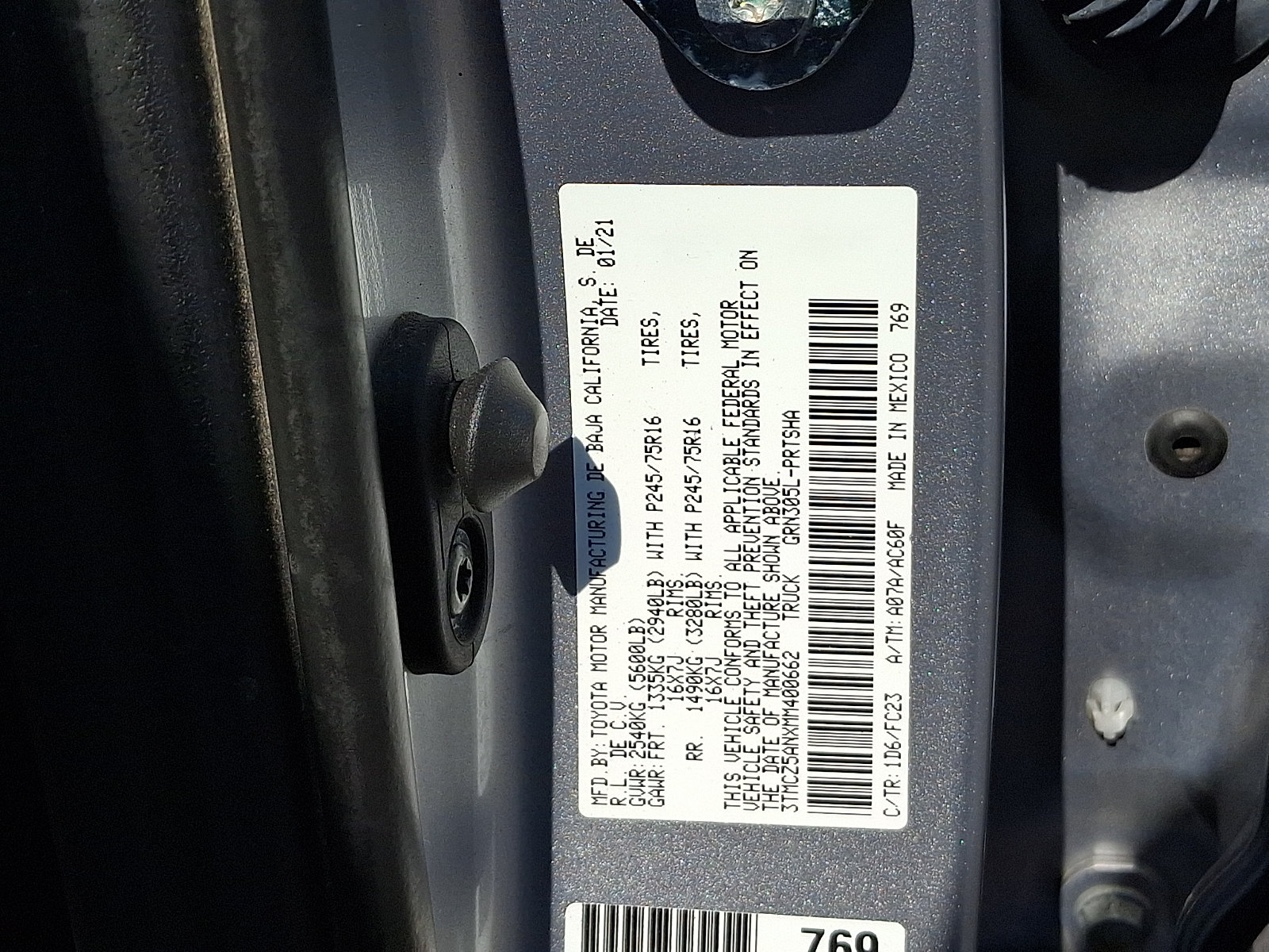 Used 2021 Toyota Tacoma SR5 AWD/4WD image 26