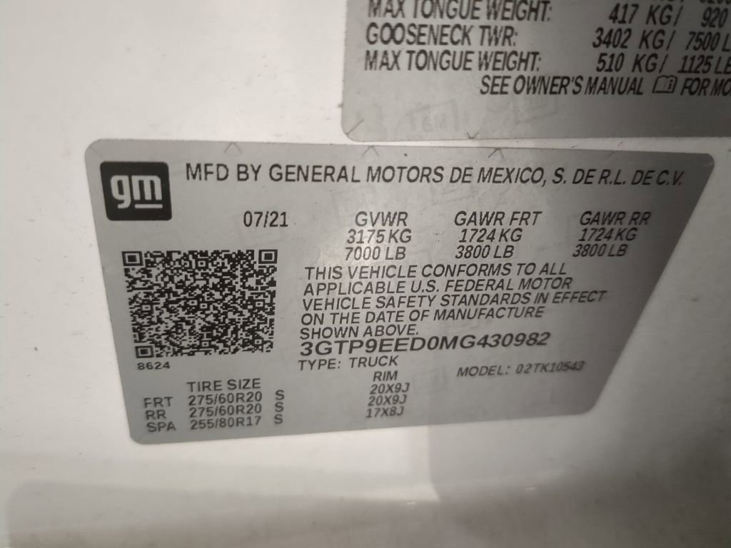 Used 2021 GMC Sierra 1500 AT4 AWD/4WD image 13
