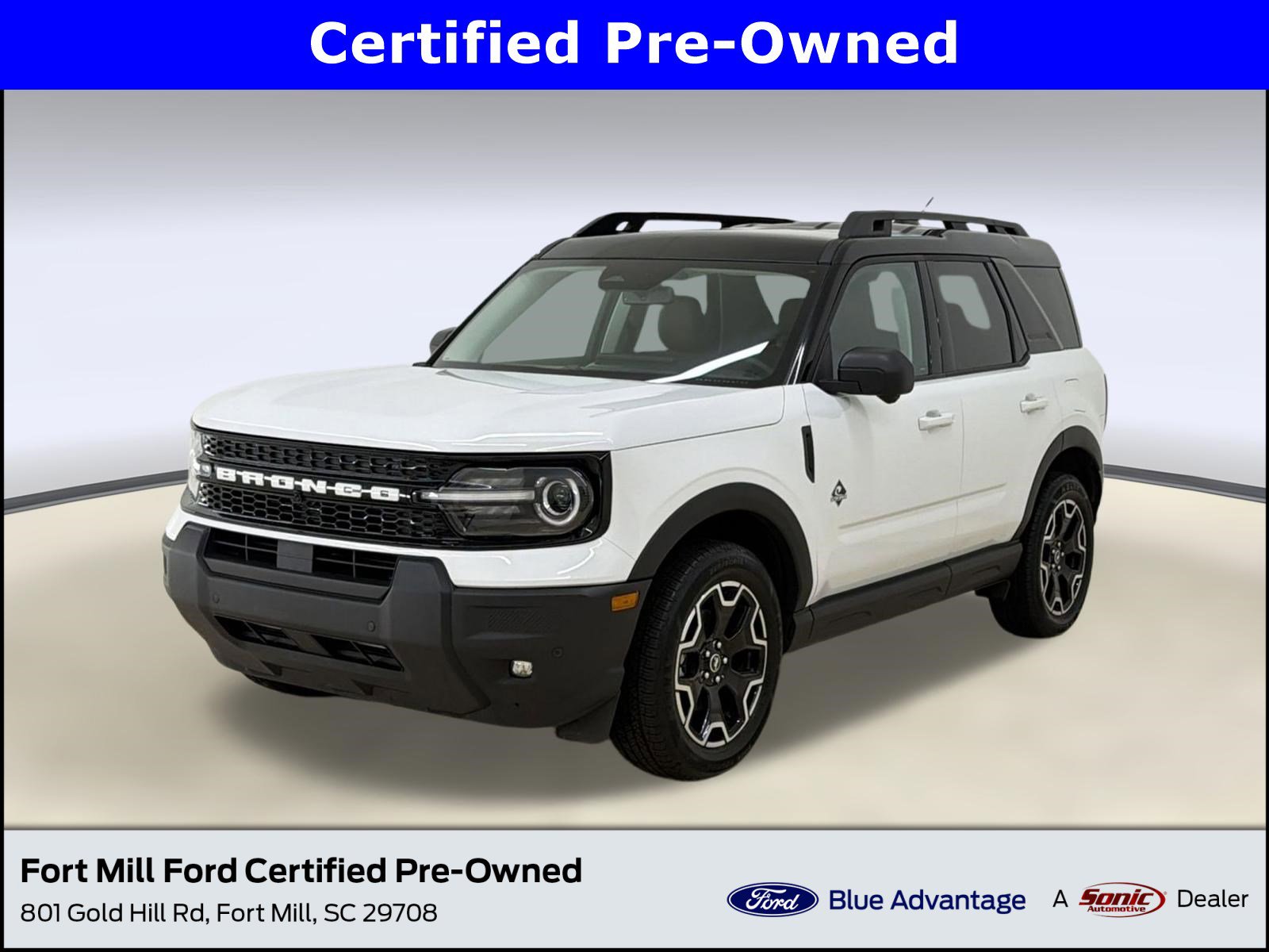 Certified 2025 Ford Bronco Sport Outer Banks w/ Outer Banks Tech Package+ AWD/4WD image 1