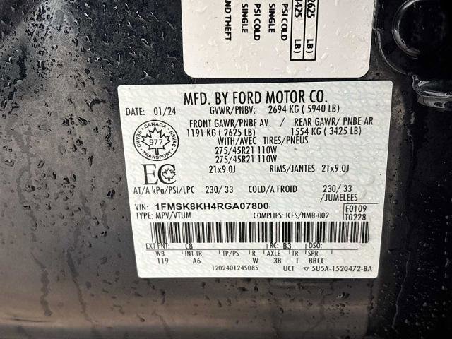Certified 2024 Ford Explorer ST-Line w/ Class IV Trailer Tow Package AWD/4WD image 32