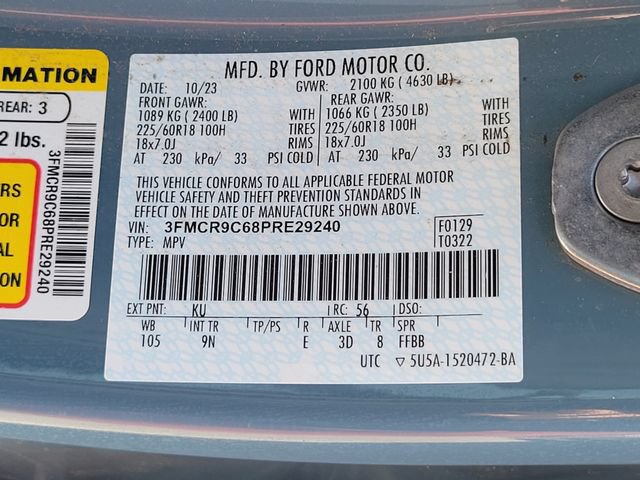 Certified 2023 Ford Bronco Sport Outer Banks AWD/4WD image 16