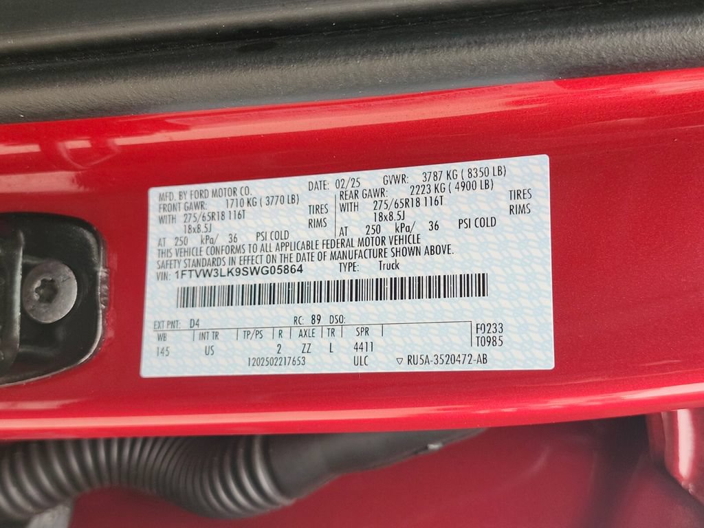 Certified 2025 Ford F150 Lightning XLT AWD/4WD image 32