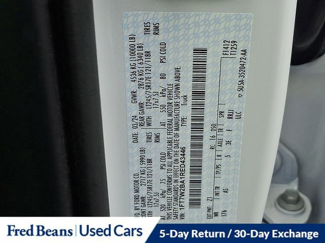 Certified 2024 Ford F250 XL w/ Snow Plow Prep Package image 27