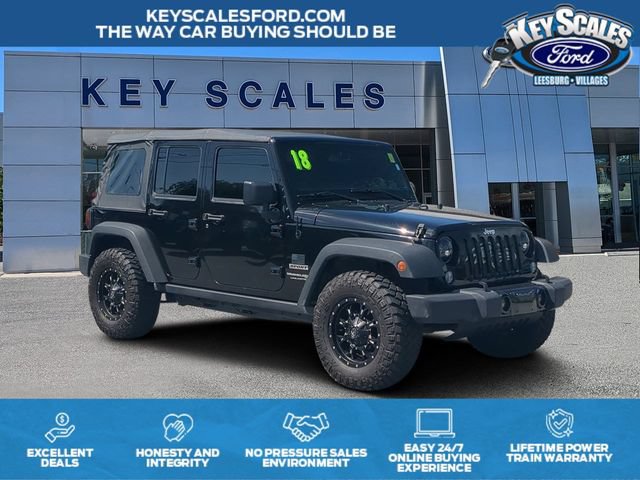 Used 2018 Jeep Wrangler Unlimited Sport S