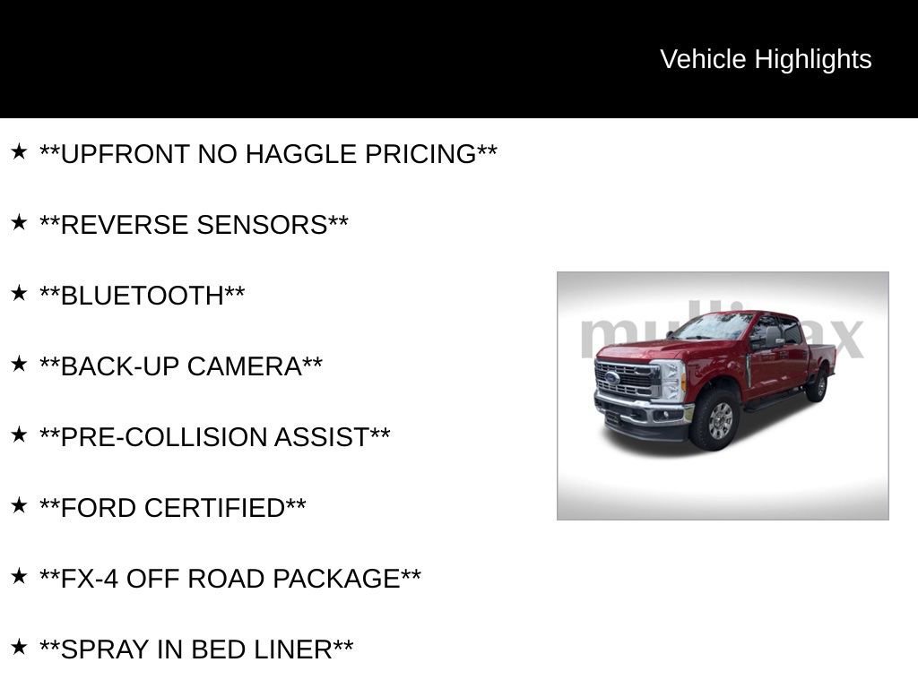 Certified 2023 Ford F350 XLT w/ FX4 Off-Road Package image 8