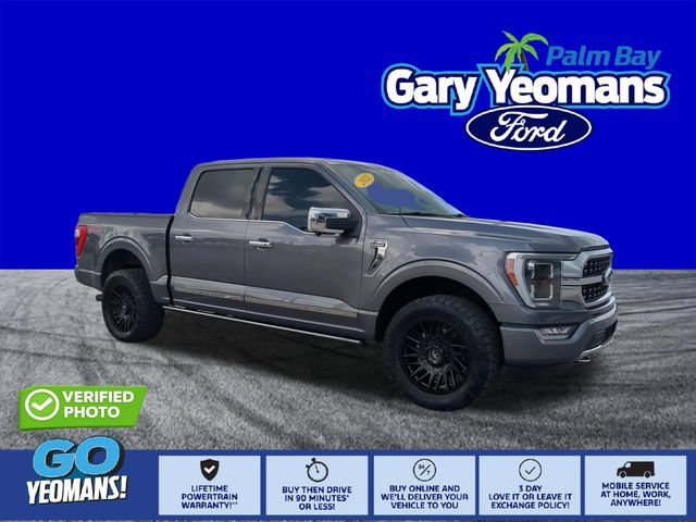 Certified 2021 Ford F150 Platinum w/ Equipment Group 701A High AWD/4WD image 1