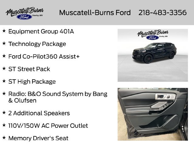 Certified 2023 Ford Explorer ST w/ Equipment Group 401A AWD/4WD image 7