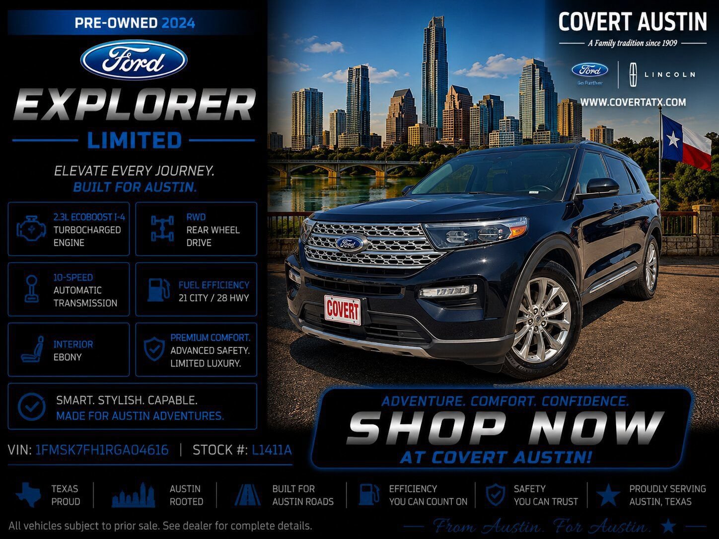 Certified 2024 Ford Explorer Limited