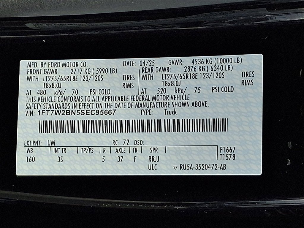 Certified 2025 Ford F250 XLT w/ Snow Plow Prep Package image 28