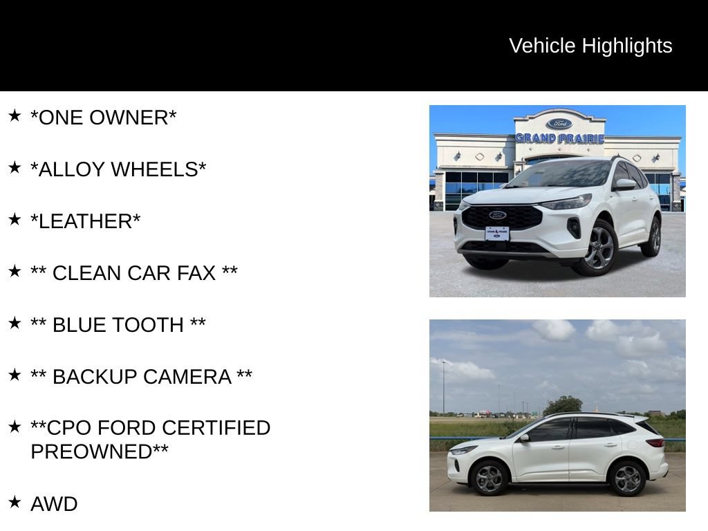 Certified 2024 Ford Escape ST-Line Select w/ Tech Pack #1 AWD/4WD image 4
