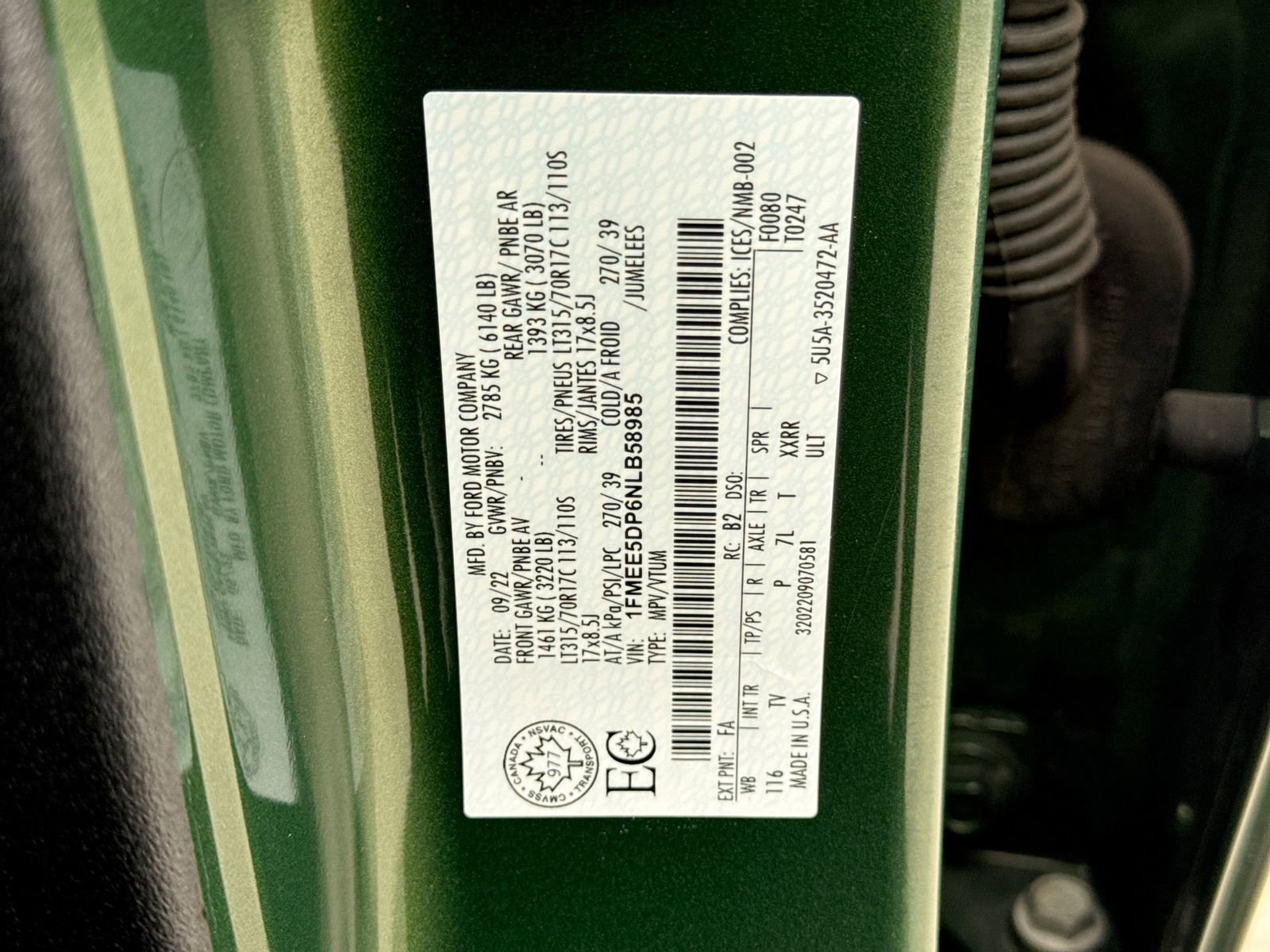 Certified 2022 Ford Bronco Wildtrak AWD/4WD image 42