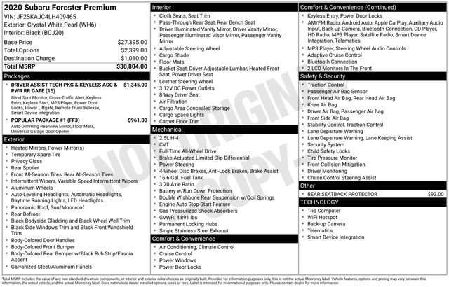 Used 2020 Subaru Forester Premium image 36