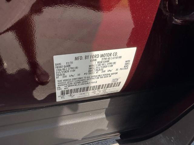 Certified 2022 Ford Explorer King Ranch w/ Class IV Trailer Tow Package AWD/4WD image 16