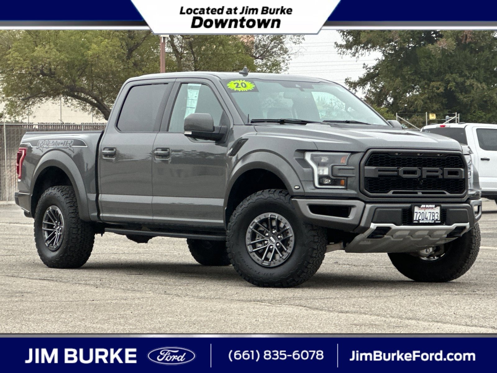 Certified 2020 Ford F150 Raptor w/ Equipment Group 802A Luxury image 1