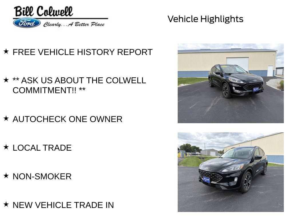 Certified 2021 Ford Escape SEL w/ SEL Stealth AWD Package image 11