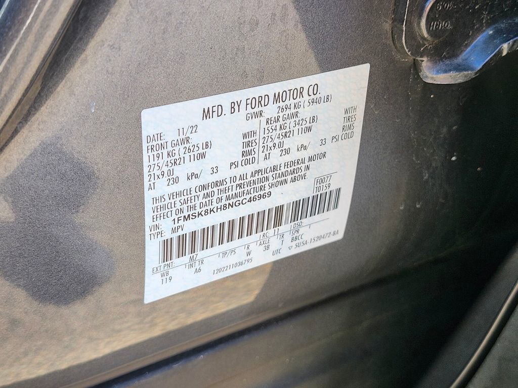 Certified 2022 Ford Explorer ST-Line w/ Class IV Trailer Tow Package image 37