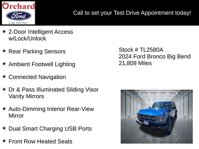 Certified 2024 Ford Bronco Big Bend AWD/4WD image 19