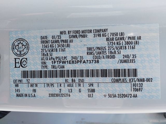 Certified 2023 Ford F150 XLT w/ Equipment Group 301A Mid AWD/4WD image 25