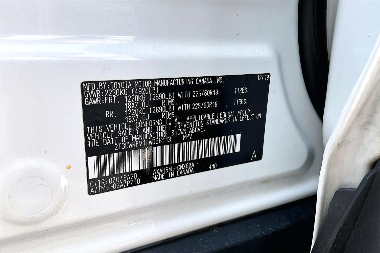 Used 2020 Toyota RAV4 Limited w/ Limited Grade Weather Package AWD/4WD image 34