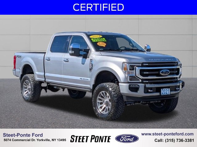 Certified 2021 Ford F350 Platinum w/ Snow Plow Prep Package AWD/4WD image 1