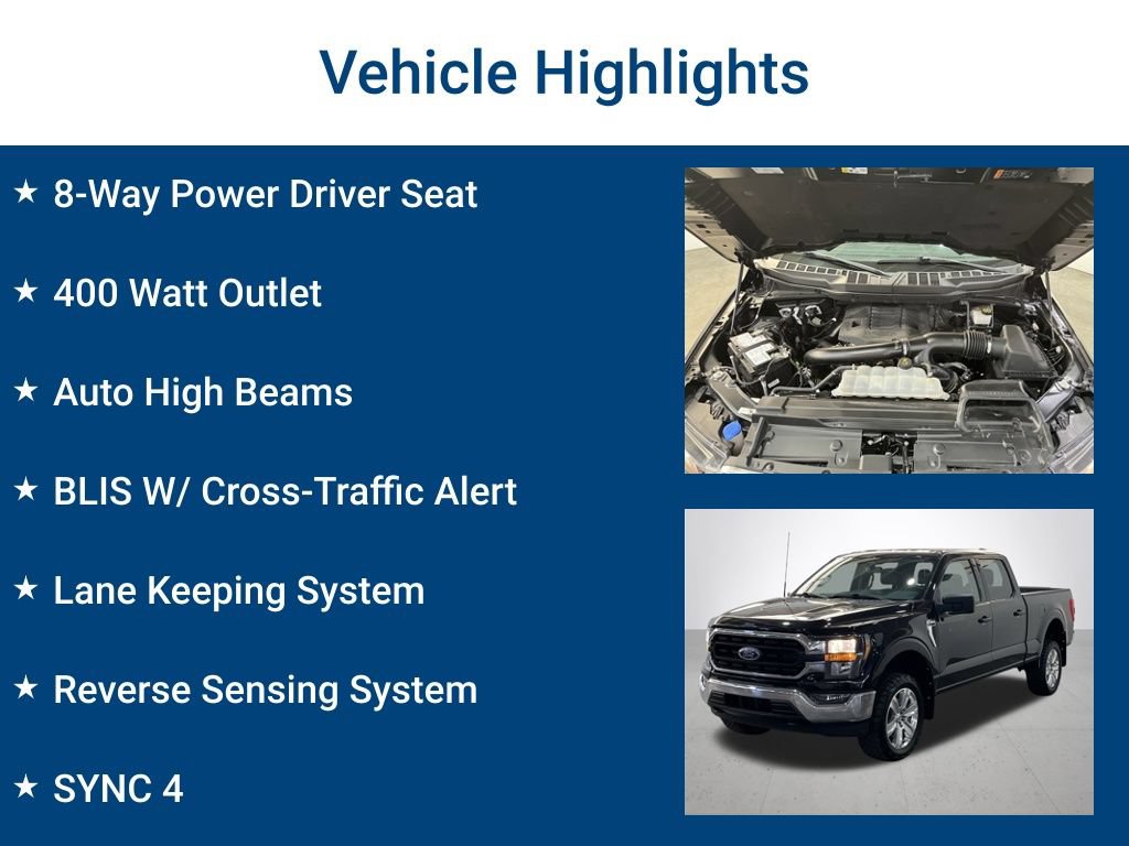 Certified 2023 Ford F150 XLT w/ Equipment Group 301A Mid AWD/4WD image 3