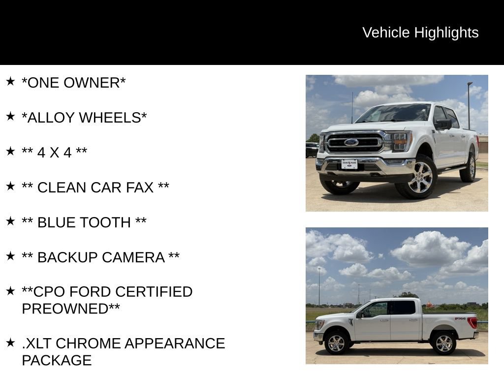 Certified 2023 Ford F150 XLT w/ Equipment Group 302A High AWD/4WD image 4