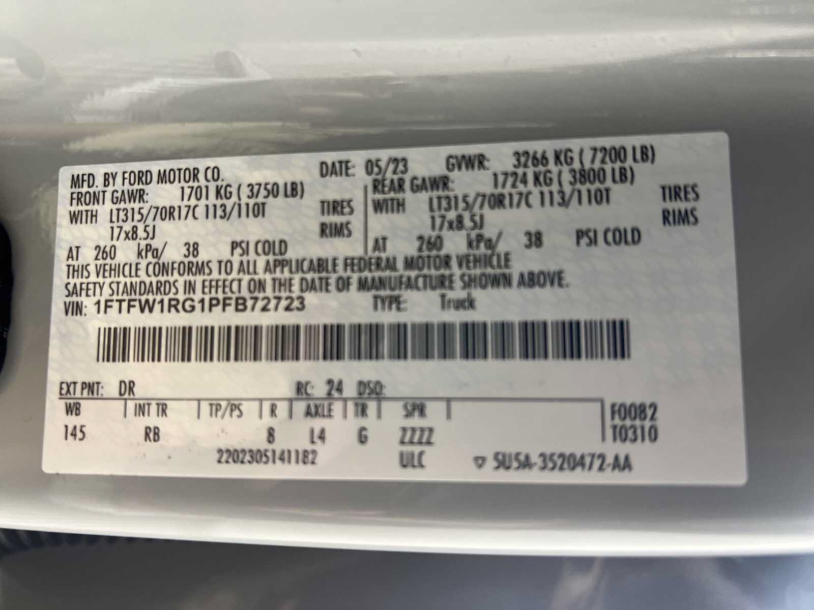 Certified 2023 Ford F150 Raptor AWD/4WD image 37
