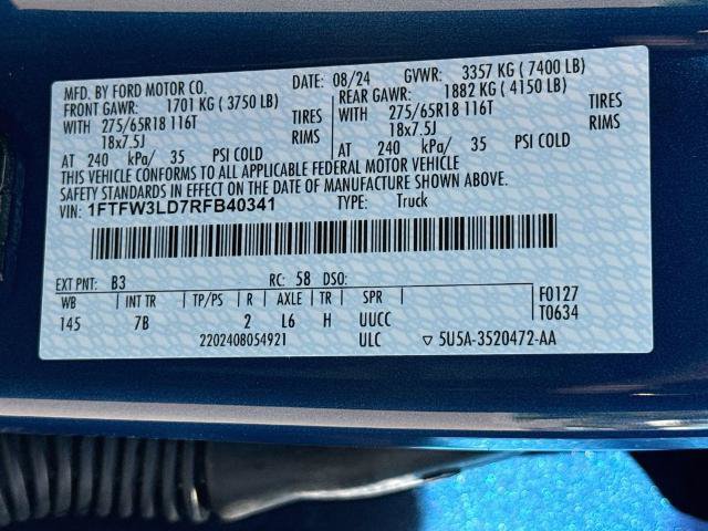 Certified 2024 Ford F150 XLT w/ Equipment Group 302A MID AWD/4WD image 24