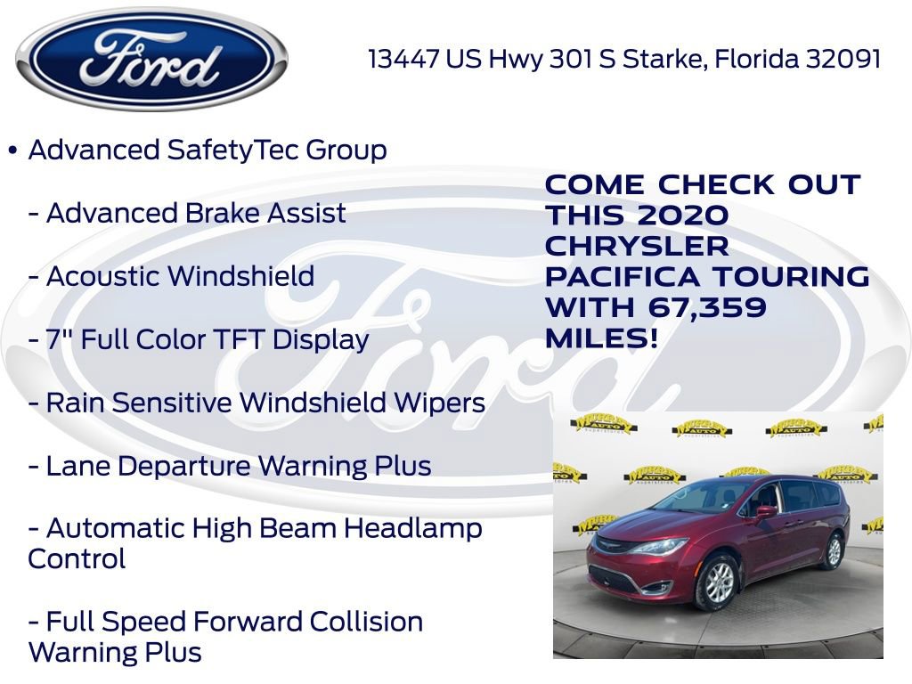 Used 2020 Chrysler Pacifica Touring w/ Advanced Safetytec Group FWD image 20