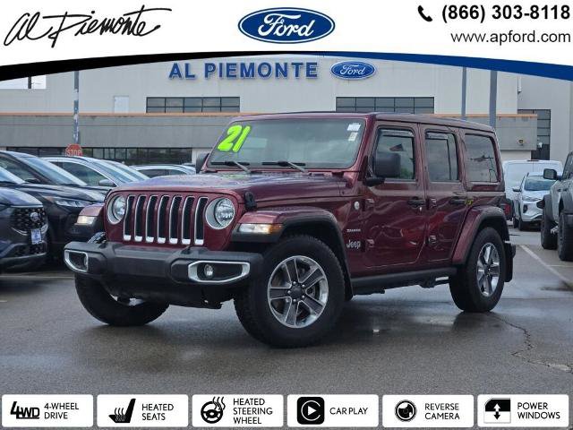 Used 2021 Jeep Wrangler Unlimited Sahara w/ Uconnect 4C Nav & Sound Group