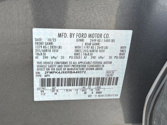 Certified 2024 Ford Edge SEL AWD/4WD image 27
