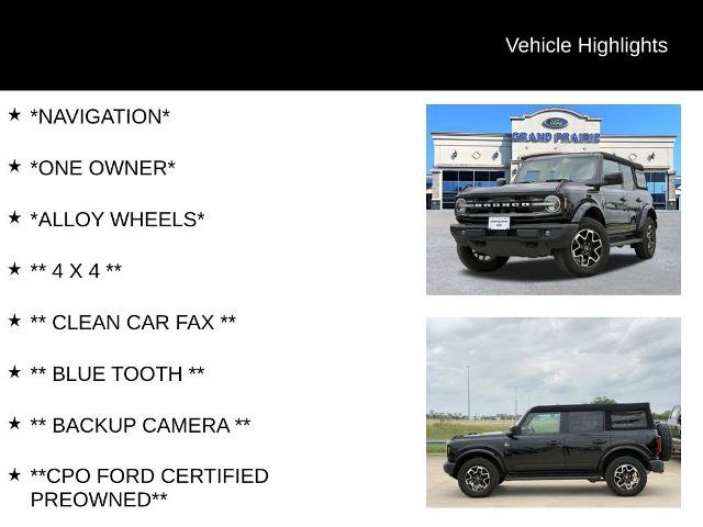 Certified 2023 Ford Bronco Outer Banks AWD/4WD image 4